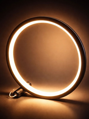 Φωτιστικό led Φ25 σαν καινούργιο, θερμό φως, με διακόπτη ρεύματος