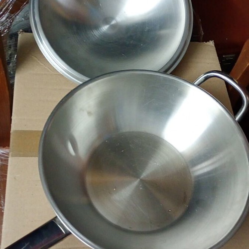 Stainless Steel Deep Pan new, diameter 28cm, height 9cm