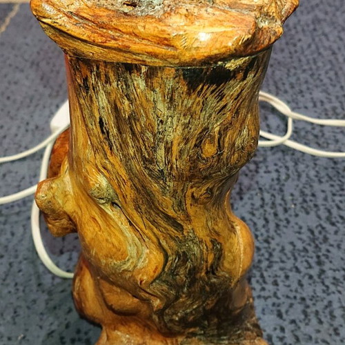 Root Night Lamp like new, unique, made in Sweden