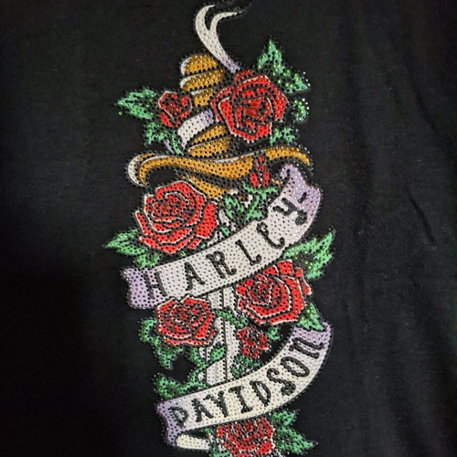 Harley Davidson t shirt used, no wear, black, size S