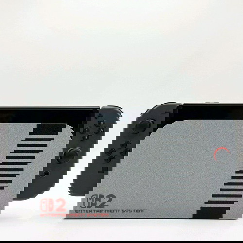 NES Style Front Plate за Nintendo Switch 2 Dock нов 3D Printed Retro Design