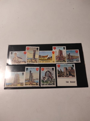 Isle of Man stamps pack of 9 pieces new