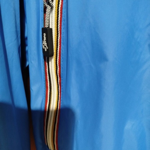 Smith & Jones men's windbreaker jacket new, blue with hood