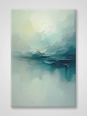 Canvas print 35x55cm new with wooden frame