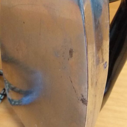 Old electric iron used
