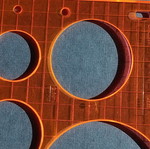 Fiskars ShapeCutter with circular patterns