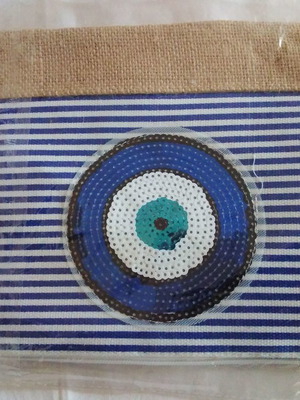 Handbag blue new, 19x29 cm, versatile use