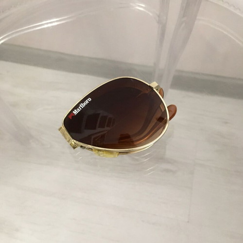 Marlboro vintage gold-tone folding aviator sunglasses