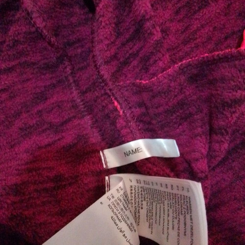 H&M girls cardigan like new, medium size, pink and burgundy
