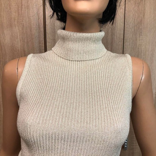 Blouse Made in Greece new, beige and gold