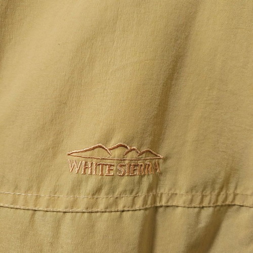 White Sierra yellow jacket with fleece lining, size L, like new