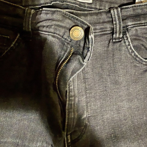 Bershka Denim Grey Skinny Jeans, size EU 38