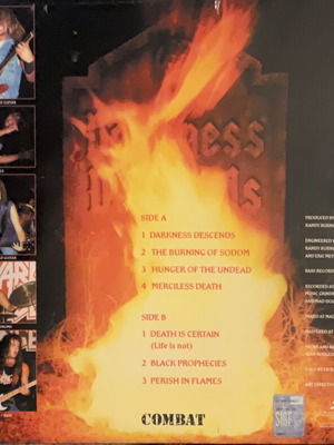 Dark Angel Darkness Descends LP μεταλλικό άλμπουμ