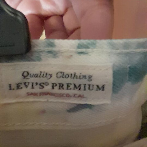 Levi's denim shorts, multicolor, size M