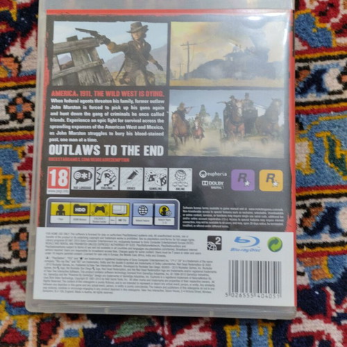 Red Dead Redemption PlayStation 3 manual without game used