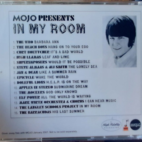 Brian Wilson In My Room CD like new, rock compilation