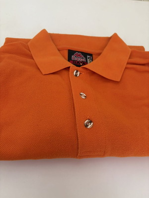 Kappa Polo Shirt, orange, size XL