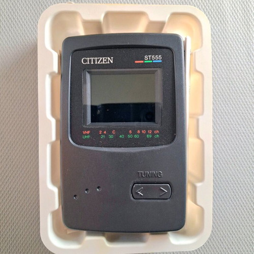Vintage Citizen ST555 Pocket LCD Color TV like new