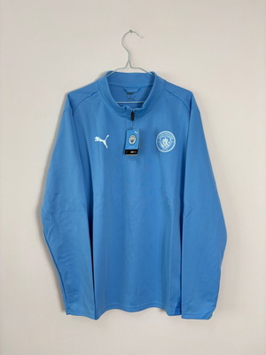 Manchester City x Puma 1/4 Zip Training Top new, authentic