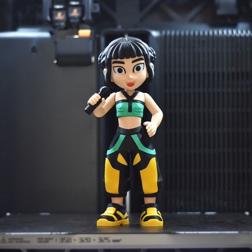 Zoey Huntrix 3D printed figure