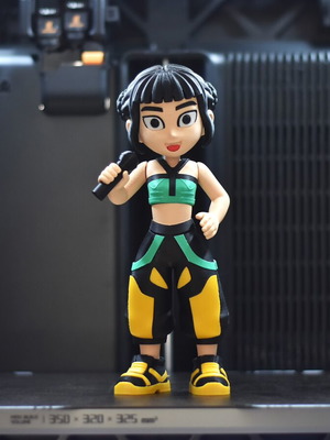 Zoey Huntrix 3D printed figure