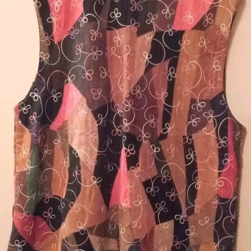 Leather vest vintage, handmade, like new, size XL