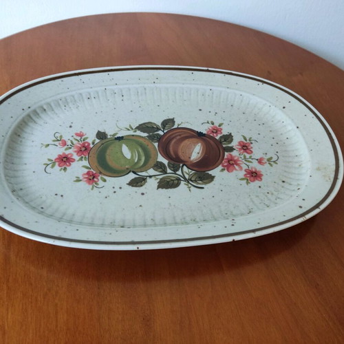 Veronika Winterling Bavaria Oval Serving Platters set of 2 like new