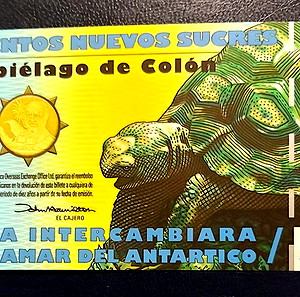 ISLAND GALAPAGOS 2009,POLYMER,UNC