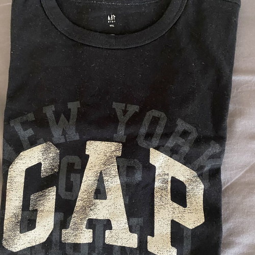 Gap long-sleeve shirt used, black, size XS for 14 years