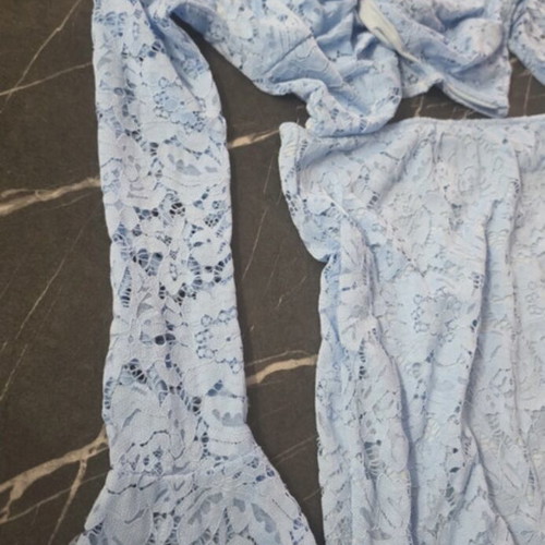 Set like new, blue