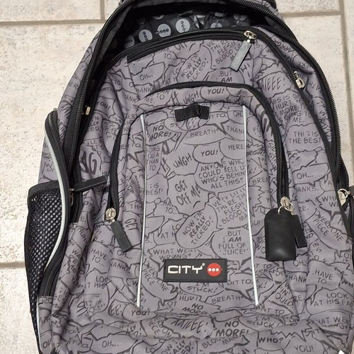 School bag City with wheels