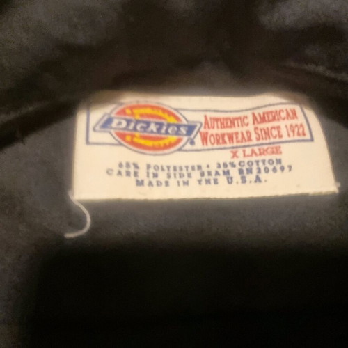Kiss Working Shirt Dickies size XL black like new