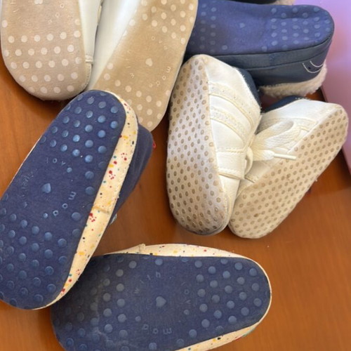 Mathercare baby shoes used, 9 to 12 months, set of 4 pairs