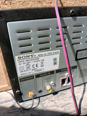 SONY CMT-SBT20B MICRO MUSIC SYSTEM (PER.707512)