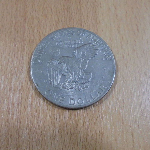 Silver Dollar 1972 with Eisenhower used
