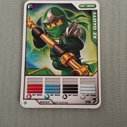 Lego Ninjago Lloyd Zx card like new, authentic