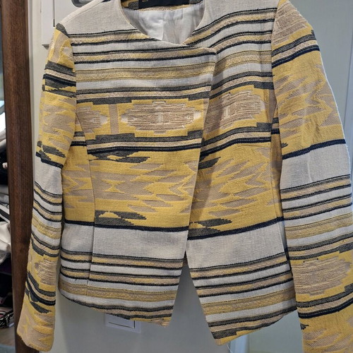 Zara jacket used, gray and yellow, size S/M