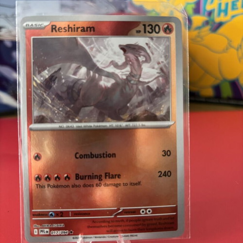 Reshiram PFL 017/094 Reverse Holo Pokémon card