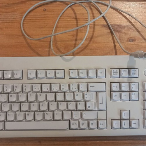 Siemens KBPC P2 Vintage Keyboard used, PS/2, QWERTZ Layout