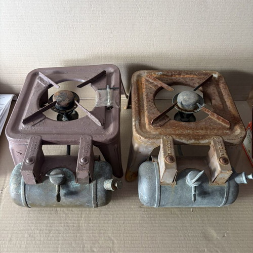 Pitsos gas stoves 1950, two pieces