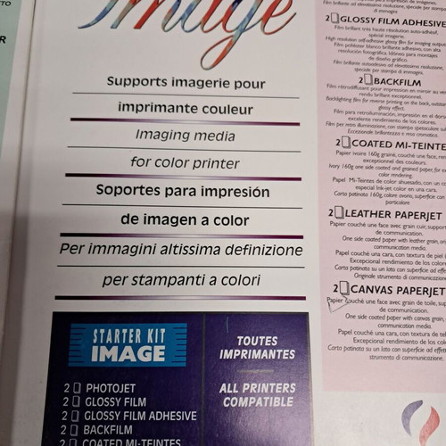 Special printing papers for inkjet printer, 2 packs, 38 sheets, new