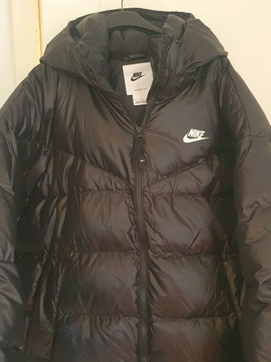 Nike παλτό duck therma fit σαν καινούργιο, μαύρο, μέγεθος L