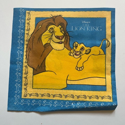 Disney vintage collectible napkins and plates like new
