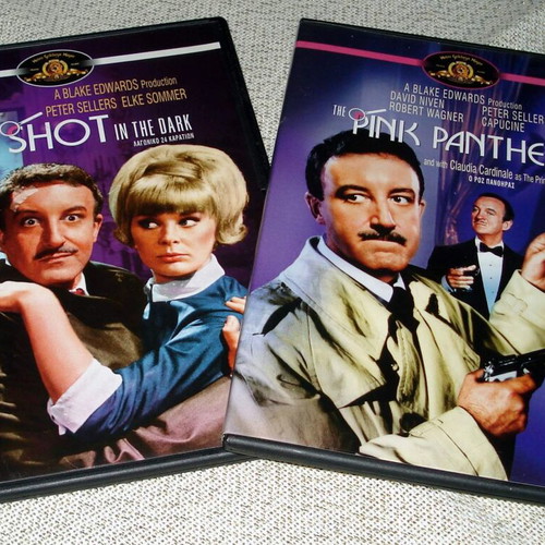 Pink Panther DVD set of 2 movies with Peter Sellers, used