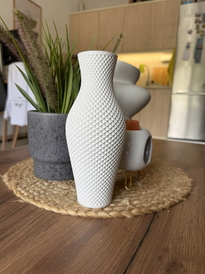 Διακοσμητικό βάζο 3D printed μοντέρνος σχεδιασμός 21cm καινούργιο