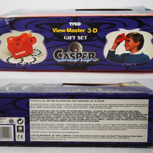 VINTAGE 1994 VIEW MASTER CASPER MOVIE GIFT SET TYCO 3D VIEWER