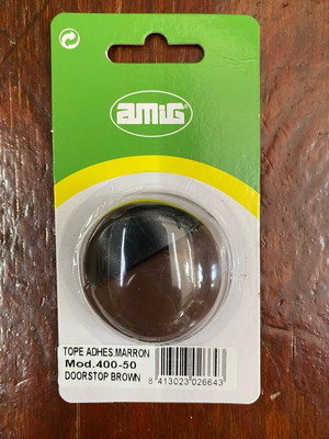 Doorstop brown adhesive by amig new