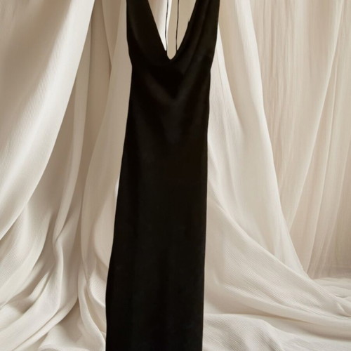 Zara draped loose dress new, black, size M