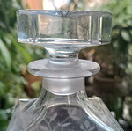 Crystal Engraved Decanter from England new