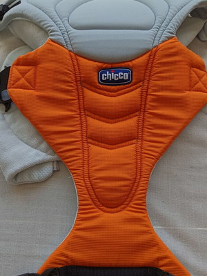 Chicco baby carrier orange like new